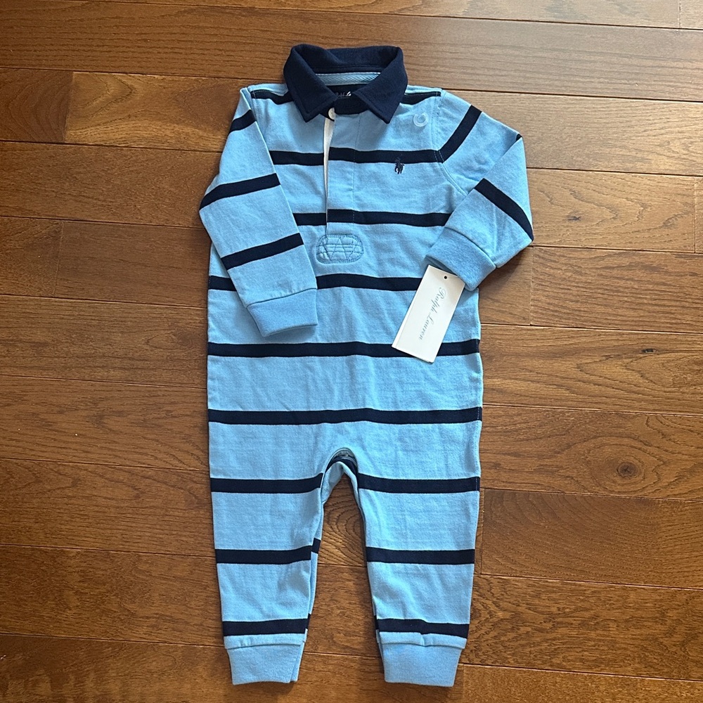 Ralph Lauren Rugby Striped Coverall